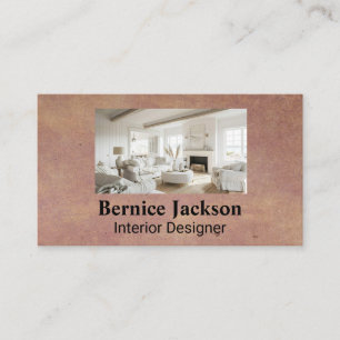 Home Interior   Modern Business Card