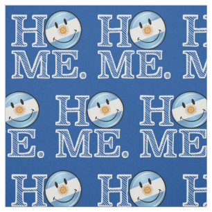 Home is Argentina Smiling Flag House Warmer Fabric