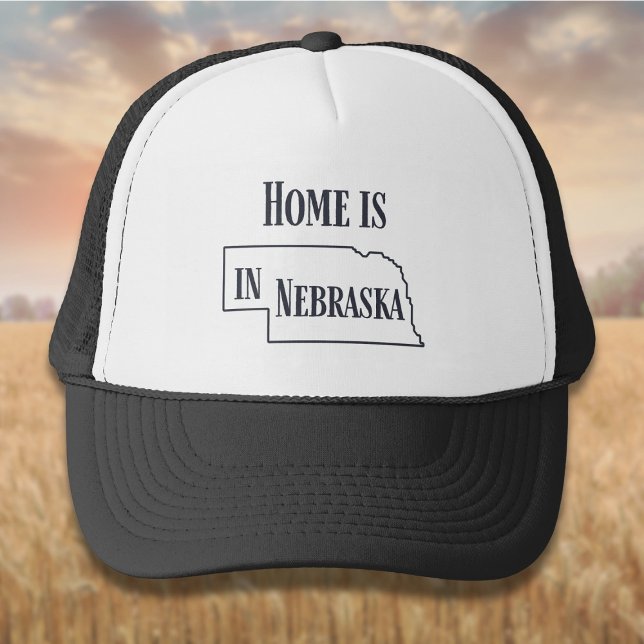 Home is in Nebraska Trucker Hat (Creator Uploaded)