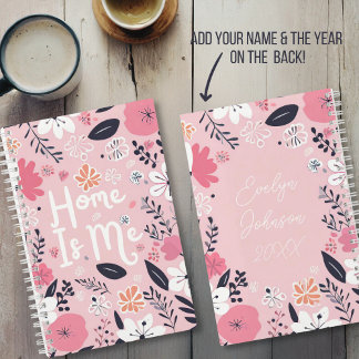 "Home Is Me" Personalised Name & Year Journal