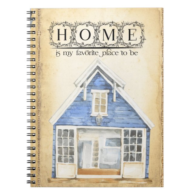 Home is My Favourite Place to Be Notebook (Front)