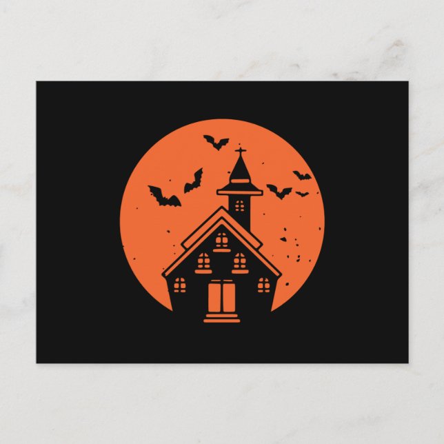 Home is Where Halloween Postcard (Front)