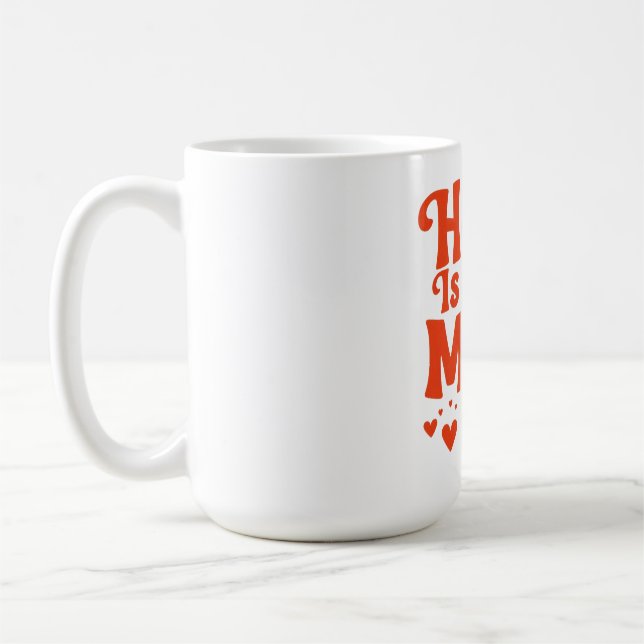 Home Is Where Mum Is  Coffee Mug (Left)