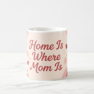 Home Is Where Mum Is Heartfelt Design Coffee Mug