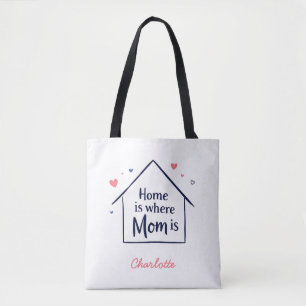 Home Is Where Mum Is   Minimalist Mum’s Love Tote Bag