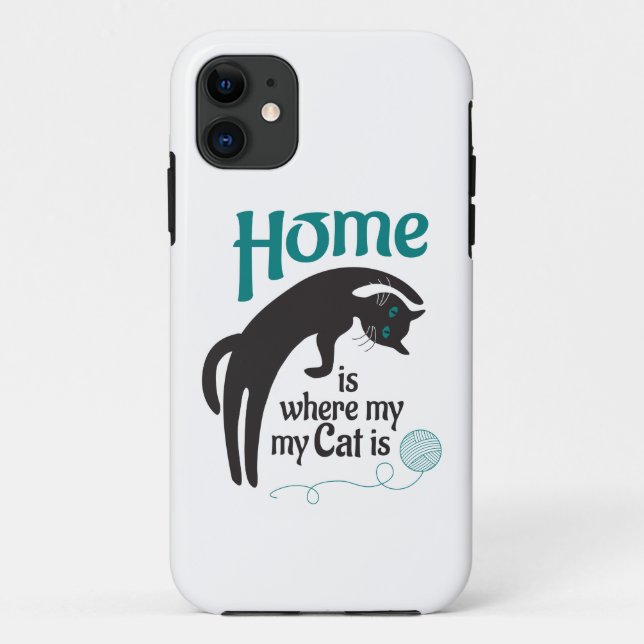 Home is where my cat is Case-Mate iPhone case (Back)