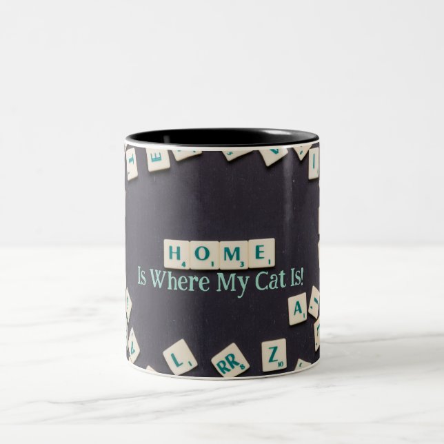Home Is Where My Cat Is - Mug (Center)