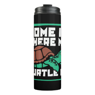 Home Is Where My Turtle Is Tortoise Painted Lover Thermal Tumbler