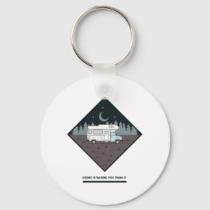 Home Is Where My Van Is  Key Ring