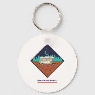 Home Is Where My Van Is Key Ring