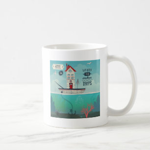 Home Is Where The Anchor Drops Coffee Mug