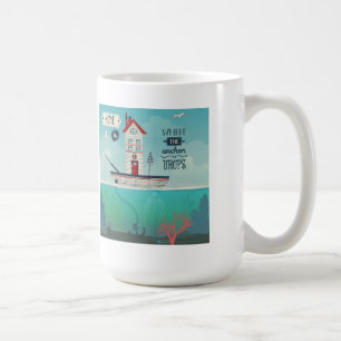 Home Is Where The Anchor Drops Coffee Mug