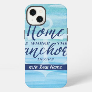 Home is Where the Anchor Drops (Personalised) iPhone 13 Case