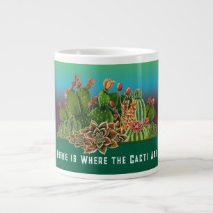 Home is Where the Cacti Are Large Coffee Mug