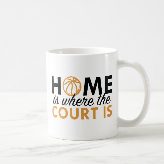 Home Is Where The Court Is Coffee Mug (Right)