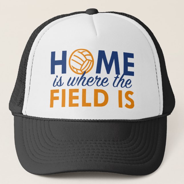 Home Is Where The Field Is Trucker Hat (Front)