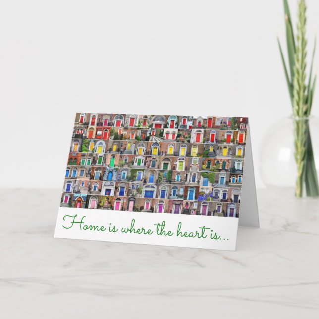 "Home is Where the Heart Is" Card (Front)