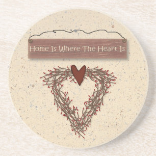 Home Is Where The Heart Is Coaster