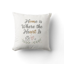 Home Is Where the Heart Is – Cosy Wall Art Quote