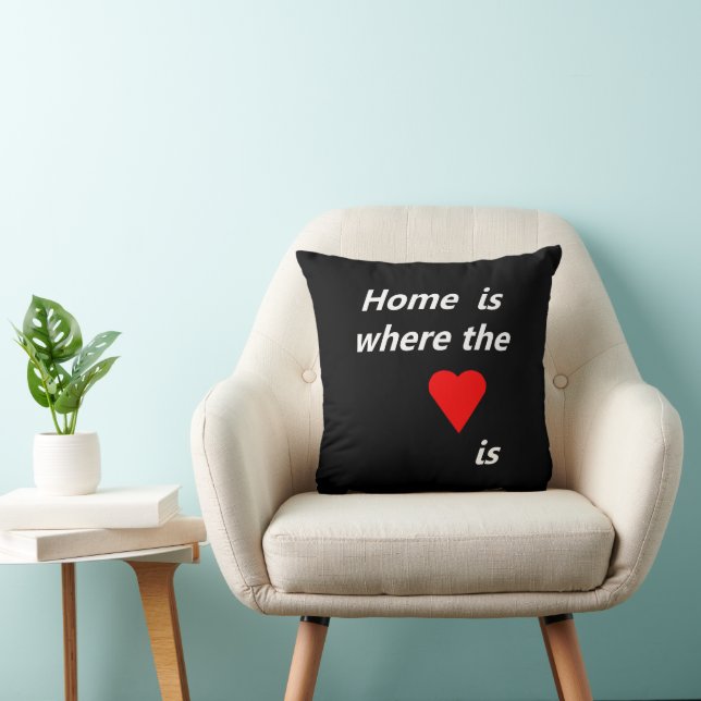 Home Is Where The Heart Is  Cushion (Chair)