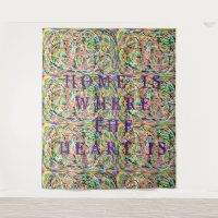 Home is where the heart is hoops purple design
