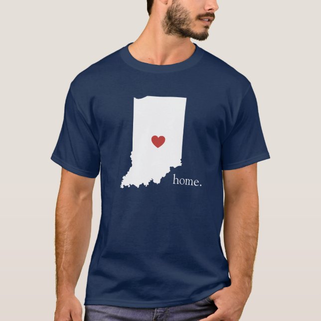 Home is where the heart is - Indiana T-Shirt (Front)