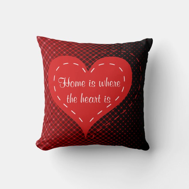 Home Is Where The Heart Is Pillows (Front)
