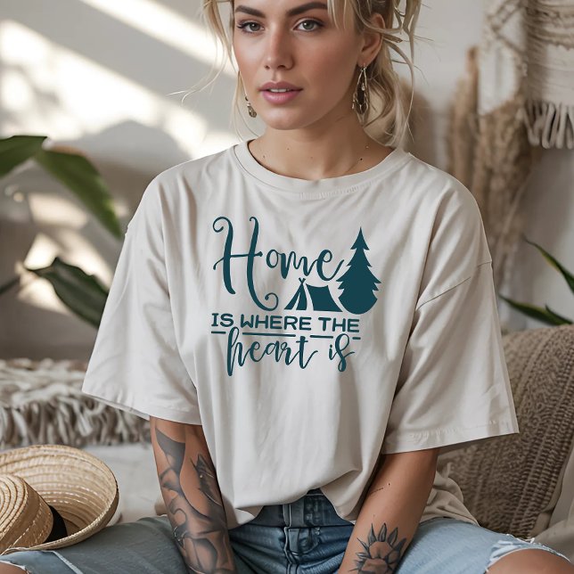 Home is Where the Heart Is T-Shirt (Creator Uploaded)