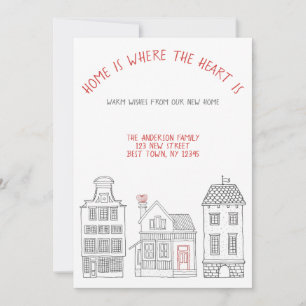 Home is Where the Heart is We've Moved Announcement
