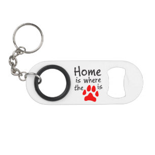 Home is where the paw print is