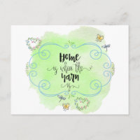 Home is Where the Yarn is - Knitters Saying