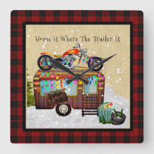 HOME IS WHERE TRAILER IS - Funny Camper Trash