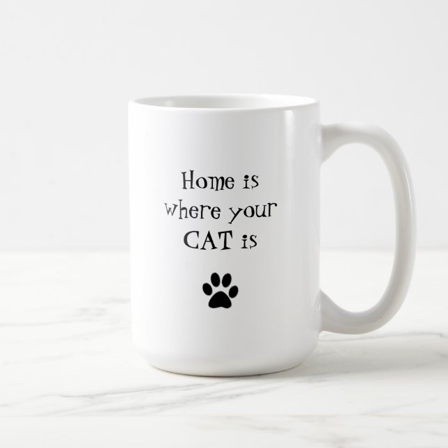 Home is where your CAT is Mug (Right)