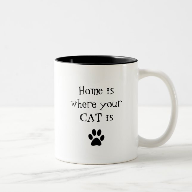 Home is where your CAT is Mug (Right)