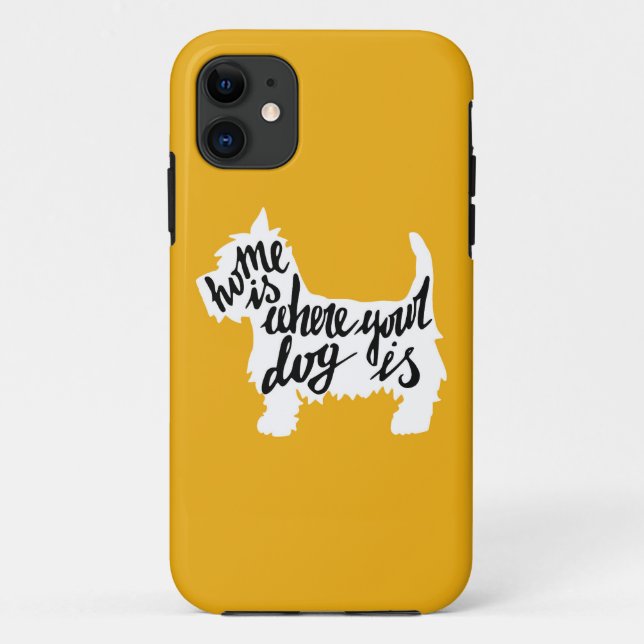 Home Is Where Your Dog Is Case-Mate iPhone Case (Back)