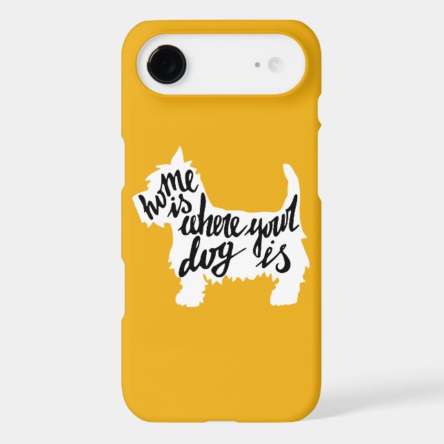 Home Is Where Your Dog Is Case-Mate iPhone Case (Back)