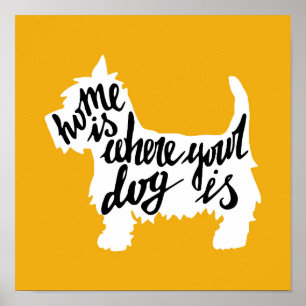 Home Is Where Your Dog Is Poster