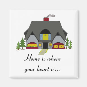 Home is Where Your Heart Is Magnet