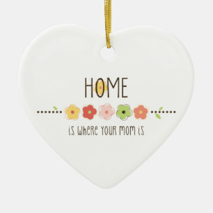 Home Is Where Your Mum Is Ceramic Ornament