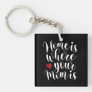 Home is Where Your Mum is Mother's Day Keychain