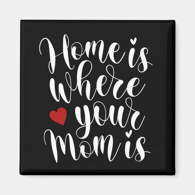 Home is Where Your Mum is Mother's Day | Magnet (Front)