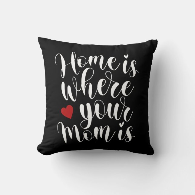 Home is Where Your Mum is Mother's Day | Pillow (Front)