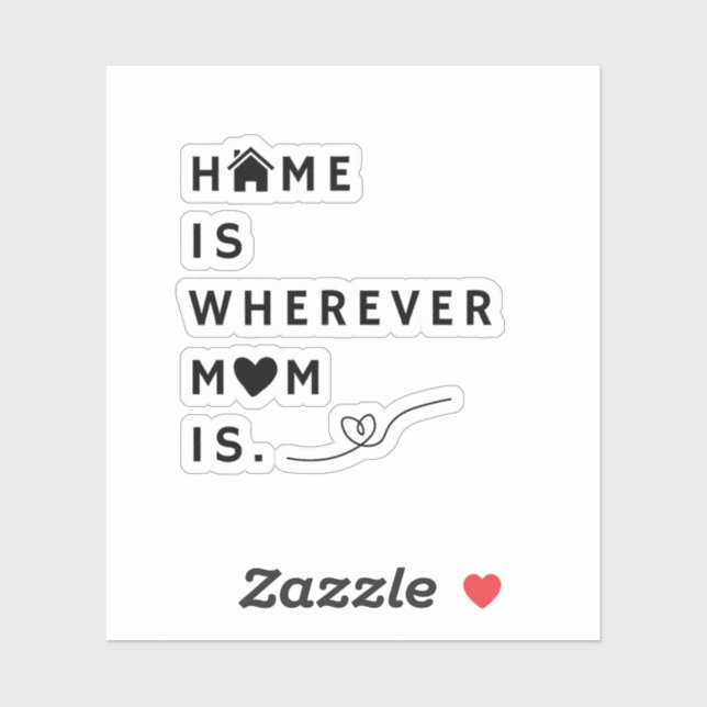 Home Is Wherever Mum Is – Gift For Mum (Sheet)
