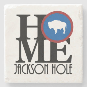 HOME Jackson Hole Stone Coaster