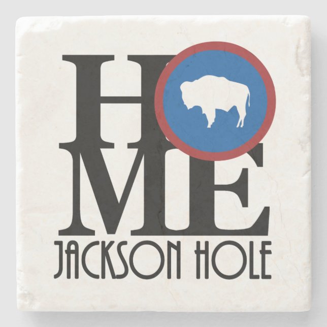 HOME Jackson Hole Stone Coaster (Front)