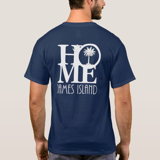 HOME James Island (Back Print) T-Shirt (Back)