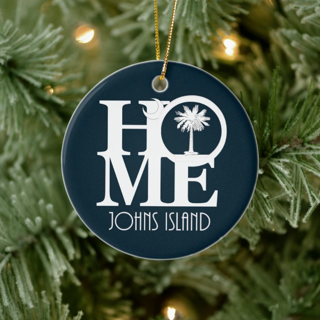 HOME Johns Island, South Carolina Ceramic Ornament (Tree)