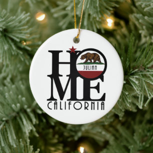 HOME Julian California Ceramic Ornament