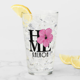 HOME Kalaoa Pink Glass