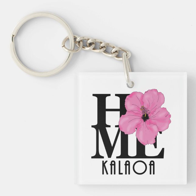 HOME Kalaoa Pink Key Ring (Front)
